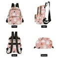 thumbnail image 4 of FORMRS Mini Backpack Purse for Women Quilted Travel Daypack Casual Shoulder Bag, Pink Cartoon Halloween, 4 of 7