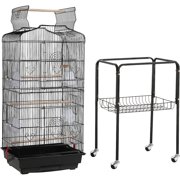 Bilot Open Top Medium Flight Cage with Stand for Parakeets