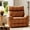 Brown, variant on Oversized Manual Recliner Chairs for Adults, PU Leather Small Recliner Chair with 90° - 150° Adjustable Back,Lazy Boy Single Sofa Chairs for Small Space