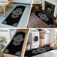 thumbnail image 5 of Black Boho Runner Rug 2x6 FT,Non Slip Hallway Rugs,Retro Farmhouse Neutral Abstract Geometric Washable Soft Floor Carpet Throw Runner Carpet Long Rugs for Entryway Kitchen Bedside Sliding Door, 5 of 8