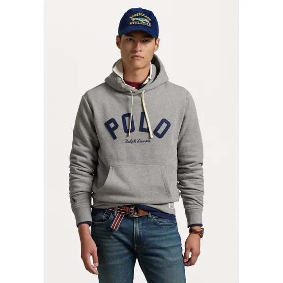 Polo Ralph Lauren Men's THE RL FLEECE LOGO HOODIE - dark vintage heather Size L
