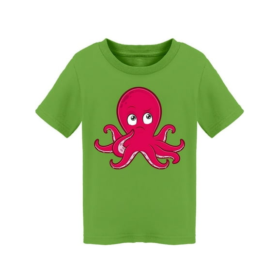 Octopus Thinking Design T-Shirt Toddler -Image by Shutterstock,  5 Toddler