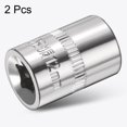 thumbnail image 3 of Uxcell 2pcs Socket de Impacto Superficial Métrico de 12mm con Conducción de 1/4" de 12 Puntos, 3 of 7