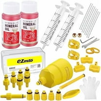 Hydraulic Brake Bleed Kit for ,TEKTRO, MAGURA and Other Mineral Oil Brake Systems, Brake Fluid Change Hydraulic Kits, Including High Performance Brake Fluid Mineral Oil 120ml