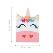 TINKSKY 1 Set Children Unicorn Valentines Cards Kids Classroom Exchange Cards with Box