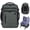 Green, variant on 17" Travel Backpack for Men Carry on Backpacks Fit 15.6" Laptop, Small Flight Approved Bag with 16 Pockets, Water Resistant Casual Daypack School College Business 25L, Black