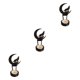 thumbnail image 3 of Yuarrent Candelabros de sombra impermeables de acero inoxidable para escena de Halloween espeluznante Vibe candelabro L Type1 NO1, 3 of 6