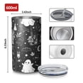 thumbnail image 4 of 20oz Coffee Tumblers Vintage Halloween Elements Pattern Stainless Steel Vacuum Insulated Travel Tumbler Coffee Cups Mug with Lid and Straw with Cleaning Brush for Cold & Hot Drinks, 4 of 5
