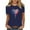 Navy-1, variant on VerPetridure American Flag Shirt Women 4th of July Patriotic T Shirt Funny Stars Stripes Graphic Tee Independence Day T-Shirt Top