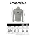 thumbnail image 6 of H2H Mens Slim Fit Turtleneck Pullover Rib Fabric Sweaters Basic Tops Knitted Thermal BLACK US L/ASIA XL (CMOSWL072), 6 of 6