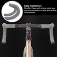 thumbnail image 5 of 2 Rolls Bike Handlebar Tape Non-Slip Cycling Handle Wraps Soft Bicycle Bandage Bar Grip Wrap Tape Adhesive Back with 2 Pcs Bar End Plugs, 5 of 6