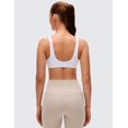 thumbnail image 2 of CRZ YOGA Butterluxe Twist Deep V Neck Sports Bra For Women, 2 of 7