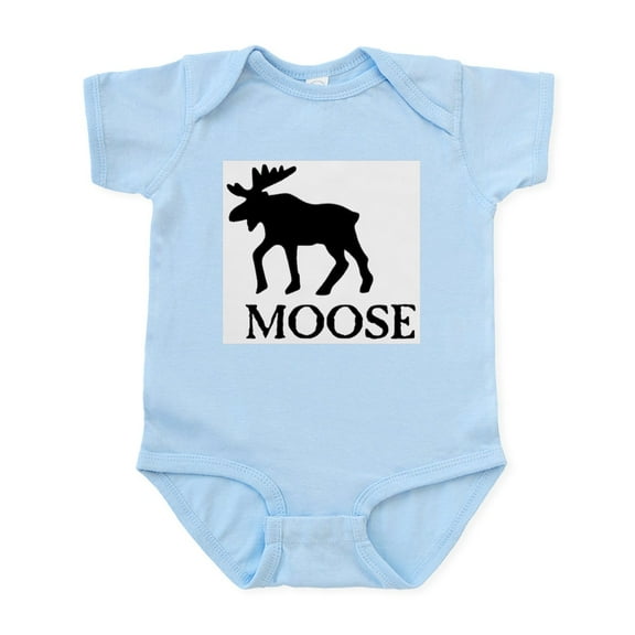 CafePress - Moose Infant Bodysuit - Baby Light Bodysuit, Size Newborn - 24 Months