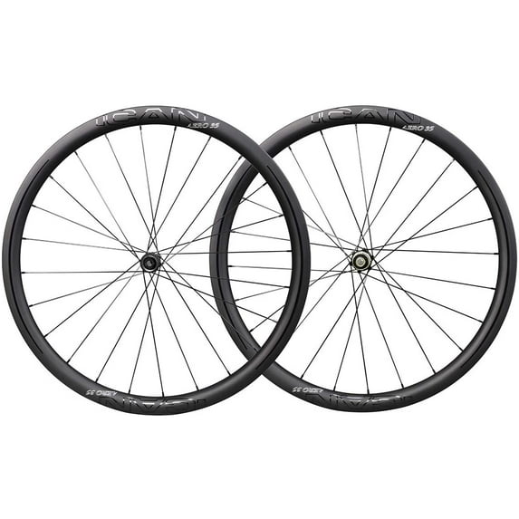 ICAN AERO 35 Disc Road Bike Carbon Wheelset 35mm Tubeless Ready Disc Brake 12x100/12x142mm Only 1349g