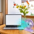 thumbnail image 6 of Qiopertar Under $5 Silent Desktop Fan 9 Inch, Three-Speed Multi-Angle USB Powered Fan for Office Bedroom, Small Circulation Fan with Double Bracket, 6 of 7