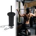 thumbnail image 4 of Barbell Weight Plate Set with Adjustable Loading Rod and External Hanging Block for Strength Training, 4 of 6