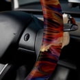 thumbnail image 5 of Jellyfish 14.5 Inch Printing PVC Leather Car Wheel Cover Auto Accessories Steering Wheel Cover, 5 of 6