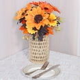 thumbnail image 4 of Clearance Under $1! 1PC Artificial Fall Bouquet, Halloween Pumpkin & Sunflower Floral Arrangement for Table Centerpiece, Plastic, (One Size, N), 4 of 6