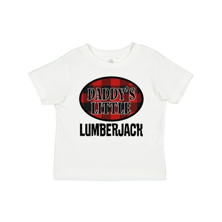 

Inktastic Daddy Little Lumberjack Plaid Gift Toddler Boy Girl T-Shirt