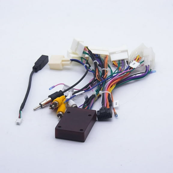 16Pin Car Radio Stereo Power Harness Cable for for Toyota Camry Prado Highlander Tacoma Hilux RAV4 Corolla w/JBL OEM Camera