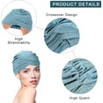 thumbnail image 4 of Slouchy Turban Hats Headwear Sleep Cap Lightweight Stretchy Turban Head Wrap Head Covering, 6 Color (Vivid Color), 4 of 4