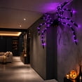 thumbnail image 5 of Giant Light Up Spider Outdoor Halloween Decoration with LED Lights, Large Horror Spider for Front Yard Lawn Garden Porch Party, Spooky Glowing Props Ghost House (1PC, 79 Inch), 5 of 7