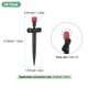 thumbnail image 3 of Uxcell 24-Pack Emisores de Riego por Goteo, Flujo de Agua Ajustable de 360 Grados 8 Agujeros para Tubos de 1/4" [Rojo, Goteo], 3 of 6