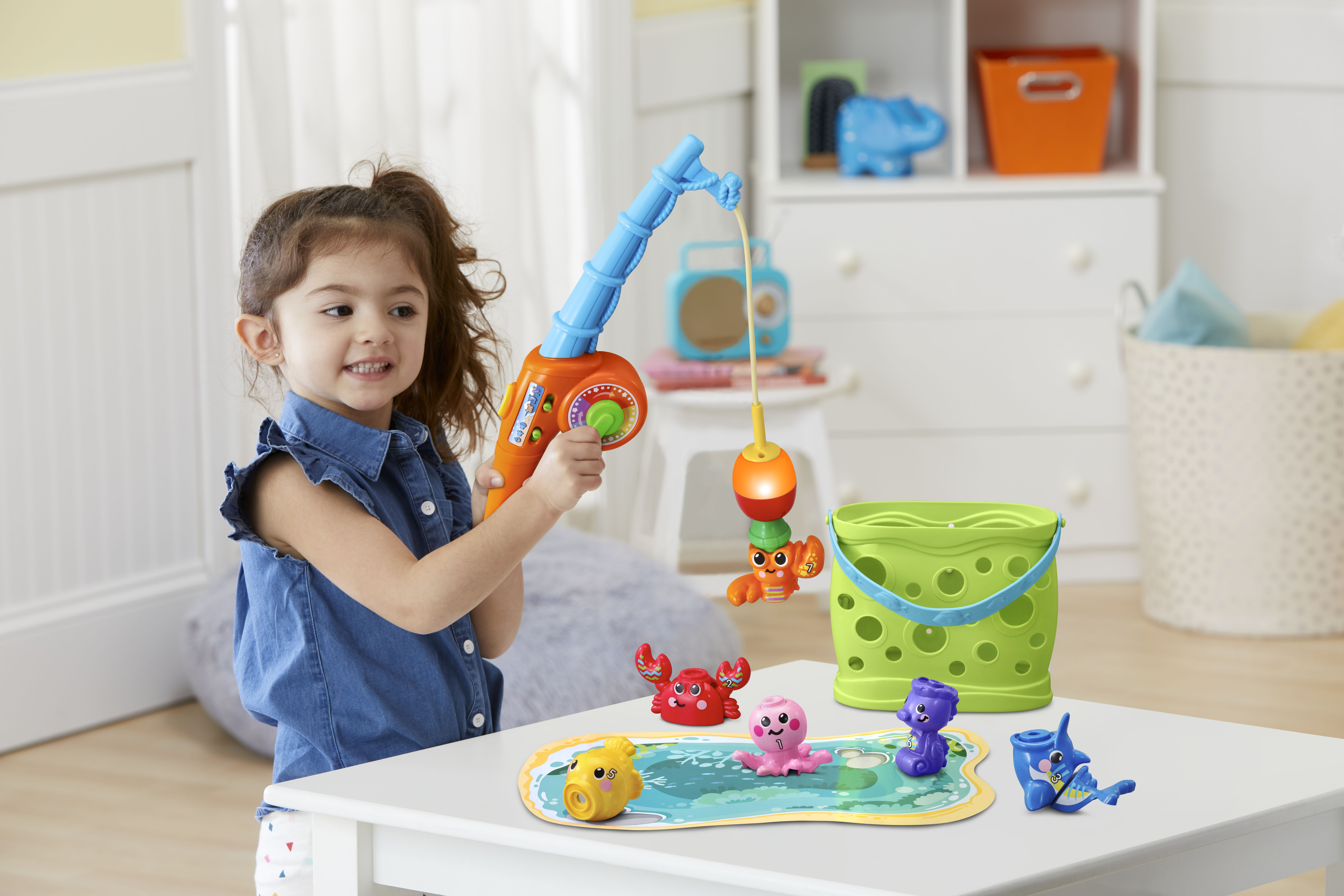 VTech® Jiggle & Giggle Fishing Set™ Learning Toy with 7 Sea Creatures - image 3 of 9