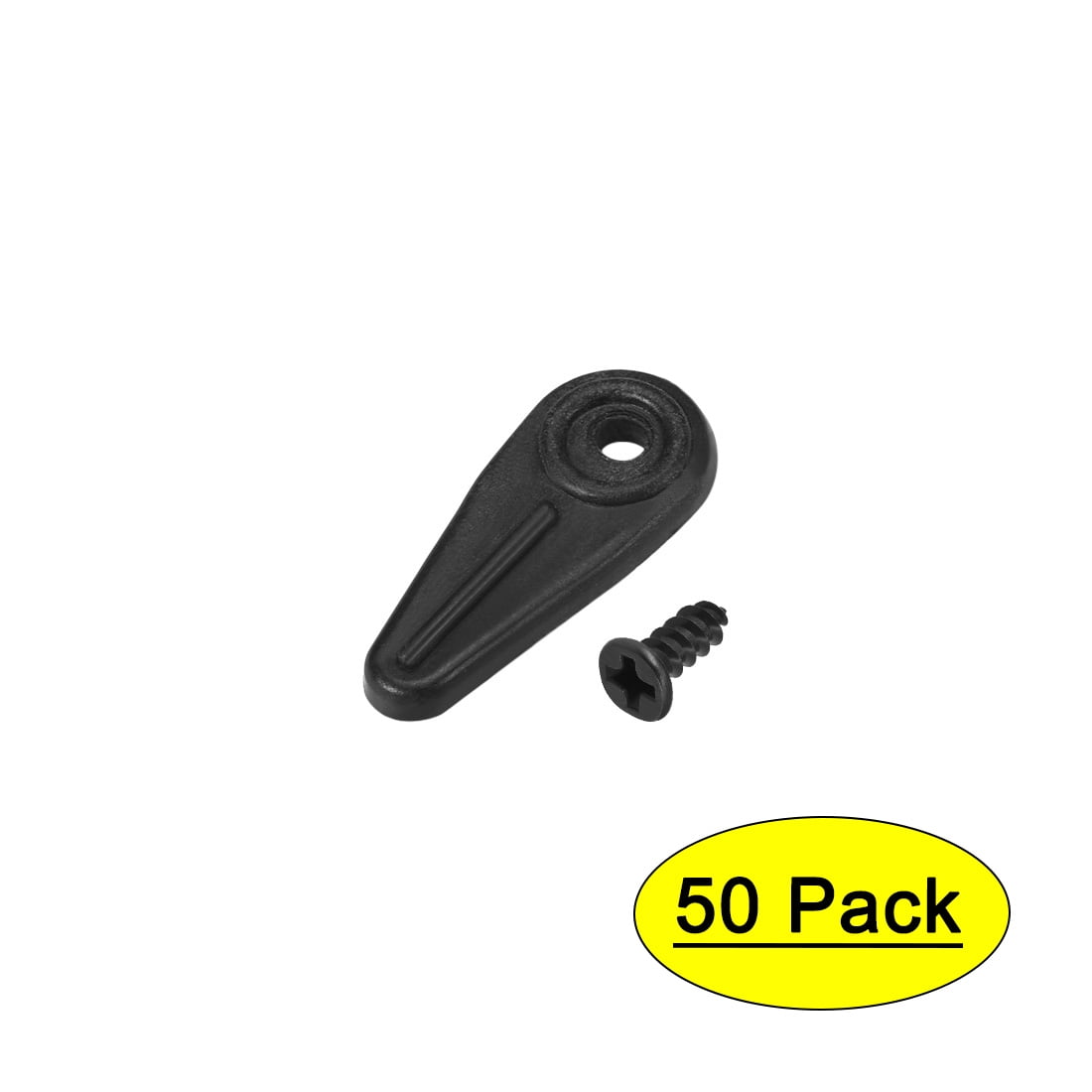 Frame Turn Button, 3/4" Plastic Indicator Shape w Screws for Hanging