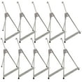 thumbnail image 1 of U.S. Art Supply 15" to 21" High Adjustable Aluminum Tabletop Display Easel (Pack of 10), Portable Artist Tripod Stand, 1 of 5