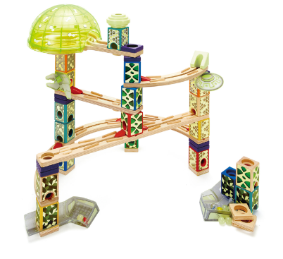 glow in the dark marble run