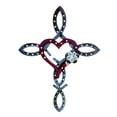 thumbnail image 1 of Herradura con corazón, metal, pared, patio exterior, decoración para el hogar, 1 of 7