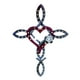 thumbnail image 1 of Herradura con corazón, metal, pared, patio exterior, decoración para el hogar, 1 of 7
