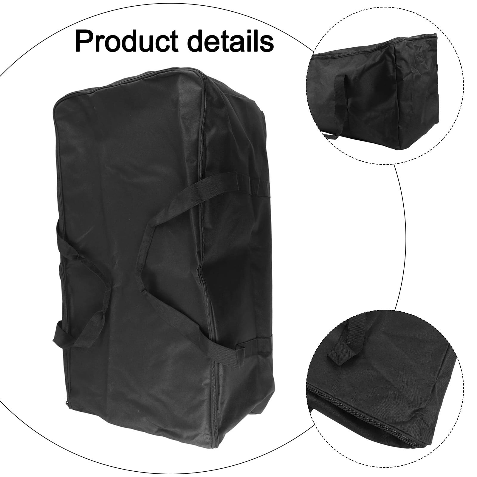 qiya Golf Trolley Bag Oxford Fabric Folding Push-Pull Golf Cart Storage Bag