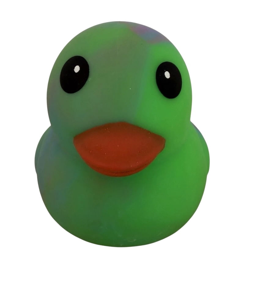 Jumbo Squishy Massaging Sensory Duck Stress Ball, Tie Dye (One  Random Color )