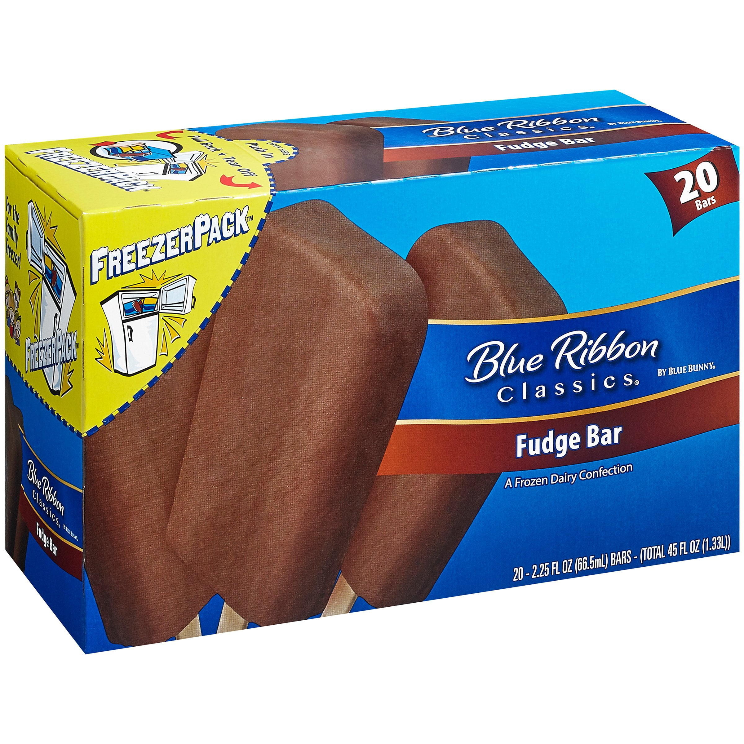 Blue Ribbon Classics Fudge Bars 20-2.25 fl. oz. Bars by Wells Enterprises, Inc., An Iowa Corporation, D/B/A Wells Dairy, Inc.