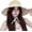 Beige, variant on Women UV Protection Wide Brim Beach Bucket Hat With Ponytail Hole Summer | Tartan Pattern, UV Block, Adjustable Wind Strap, Beach Travel Fishing Daily Outdoor Cap