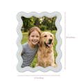 thumbnail image 2 of Concepts 4x6 Picture Frames White Scallop Resin Photo Frames with Tempered Glass – Tabletop or Wall Display, Home Décor Family Picture Frames, 2 of 6