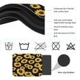 thumbnail image 5 of Coffee Bar Mat Rubber Dish Drying Mat For Kitchen Counter Coffee Mat for Home Bar Gift Kitchen Mat Coffee Bar Accessories Decorative Coffee Shop Chocolate Dish Drying Pad 18''X 24'',Black-1, 5 of 7