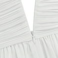 thumbnail image 7 of TSSOE Kids Big Girls Long Bridesmaid Dress Juniors Formal Wedding Pageant Party Prom Maxi Gowns White 8, 7 of 7