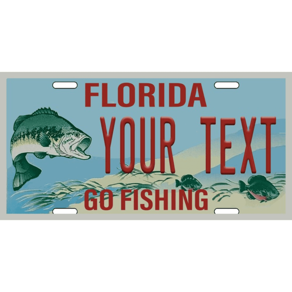 Custom Louisiana Pelican State License Plate Metal for Decoration