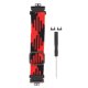 thumbnail image 1 of Correa de nailon ajustable para Huawei Watch Fit, correa elástica de punto (rojo y negro), 1 of 14