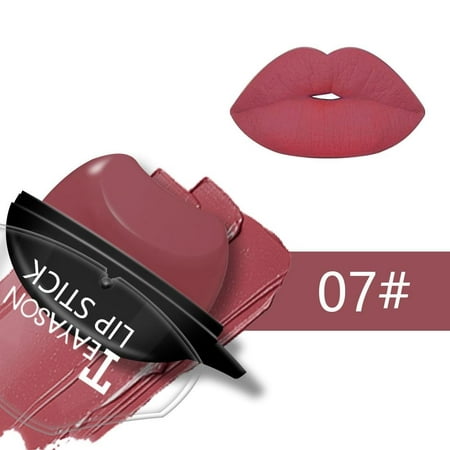 2019 Arrival 12 Colors Women Matte Lipstick Long Lasting Waterproof Non-Stick Cup Lazy Lip (Best Lasting Lipstick 2019)