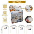 thumbnail image 5 of ERUNPONLY Blue Pumpkins Fall Table Runner - 72 Inch Long Autumn Eucalyptus Thanksgiving Vintage Cotton Linen Blended Dress Scarves Farmhouse Table Runner for Kitchen Dining, Coffee Table, 18" x 72", 5 of 8