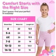 thumbnail image 3 of MISS POPULAR Girls Biker Shorts 6-Pack – Soft Cotton Polyester Blend Active Shorts with Elastic Waistband – Comfortable Stretch Shorts for Dance, Gymnastics, School & Play (Sizes 4–16), 3 of 7