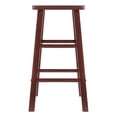 thumbnail image 2 of Carrick Counter Stool with Square Seat in Walnut Finish, 2 of 3
