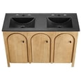 thumbnail image 4 of Modway Appia 48" Double Sink Bathroom Vanity in Oak Black, 4 of 10