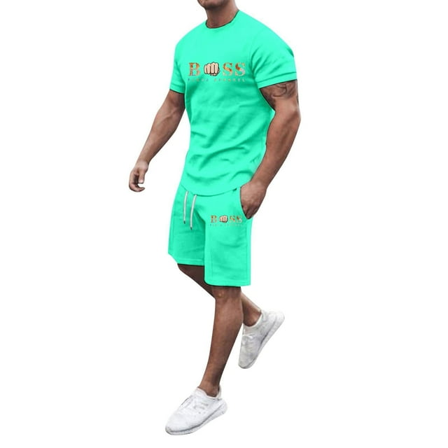 Puawkoer Men's 2 Piece Dress Suits for Men Slim Fit Men S Three Cute Suit Tracksuit Jogging Suit Comfortable Men Summer Suits Mens Patterned Suit Summer Outfit Oversized Sports Mens Satin