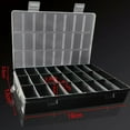 thumbnail image 3 of Storage Box Hard Plastic Adjustable Compartment Slot Plastic Craft Organizer, 3 of 8