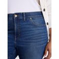 thumbnail image 4 of Terra & Sky Women's Plus Signature High Rise Skinny Jeans, 30" Inseam, Sizes 16W-26W, 4 of 5